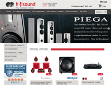 Tablet Screenshot of hifisound.de